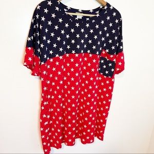 Heimish USA Star Top Size 3X #64
